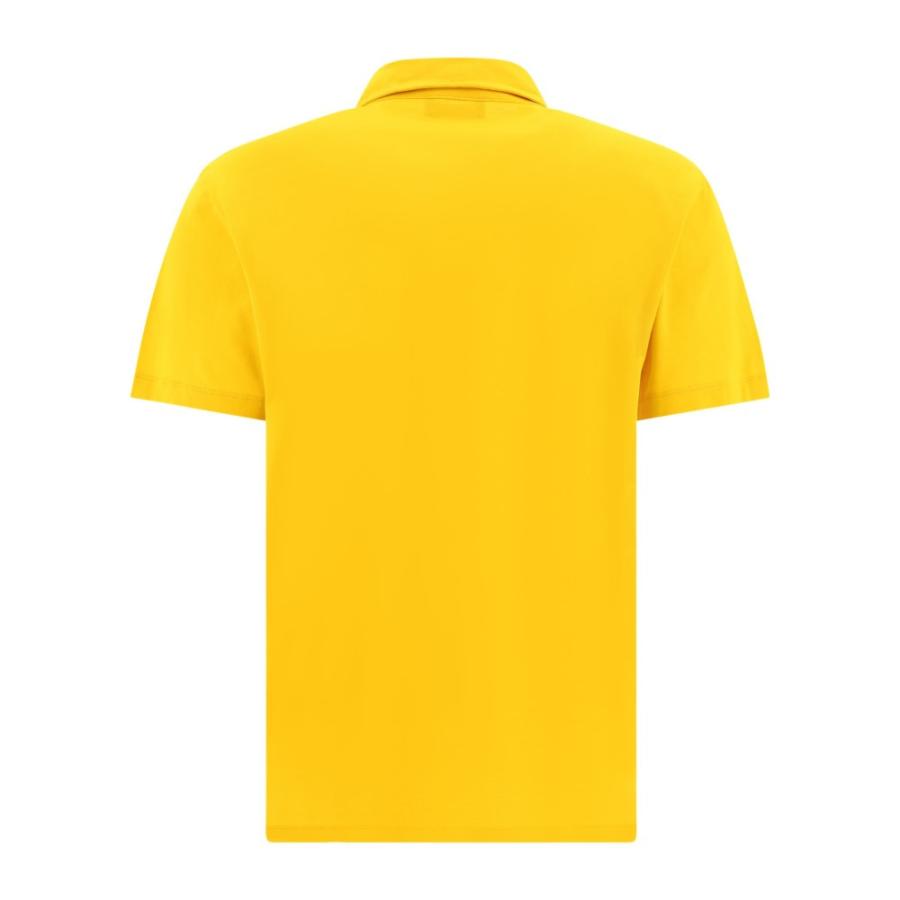 ロベルトコリーナ (Roberto Collina) メンズ ポロシャツ トップス Cotton Polo Shirt (Yellow)｜nul-select｜02