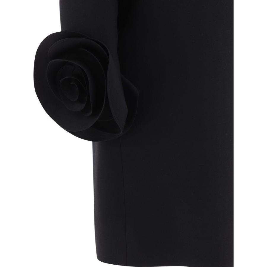 ヴァレンティノ (Valentino) レディース ワンピース ワンピース・ドレス Crepe Couture Short Dress (Black)｜nul-select｜04