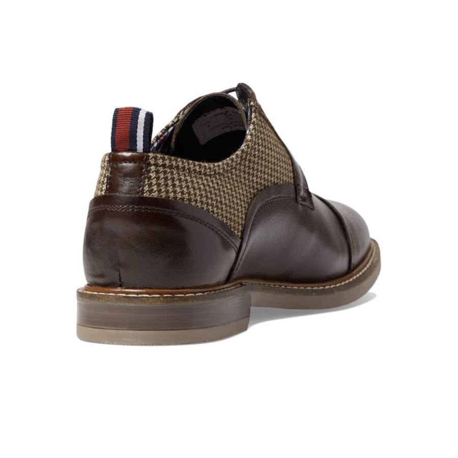 ベンシャーマン (Ben Sherman) メンズ 革靴・ビジネスシューズ シューズ・靴 Birk Cap Toe (Brown Mix Leather/Textile)｜nul-select｜05
