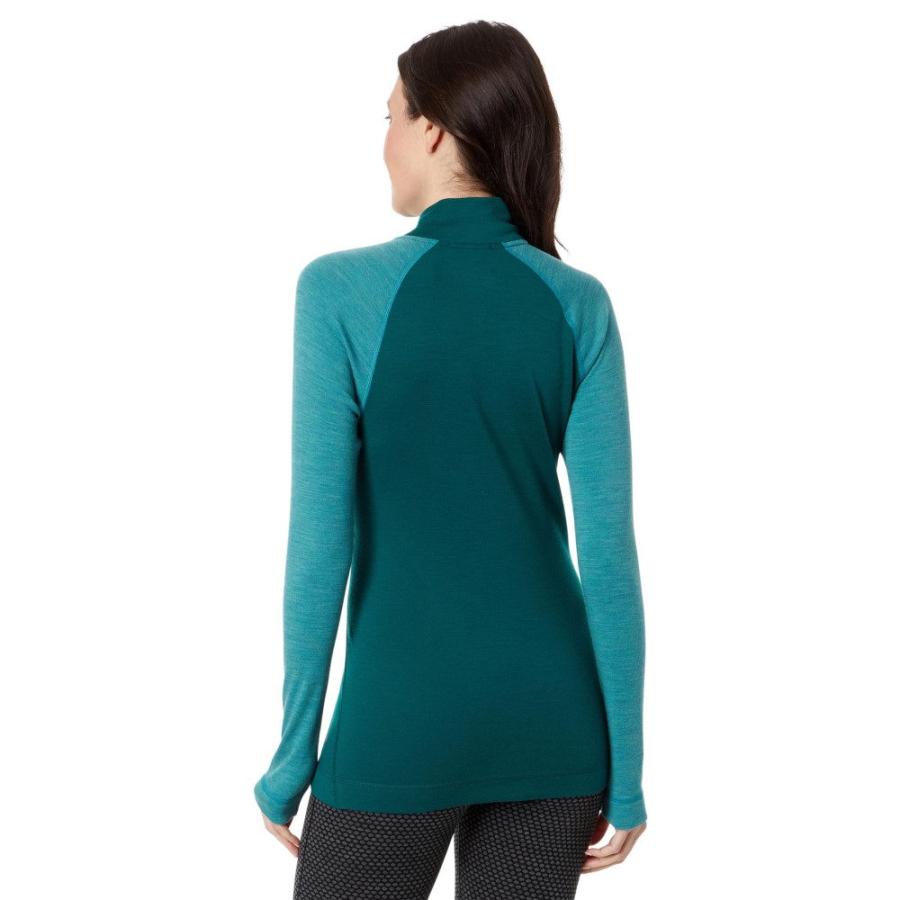 スマートウール (Smartwool) レディース トップス Merino 250 Base Layer 1/4 Zip (Emerald Green)｜nul-select｜02