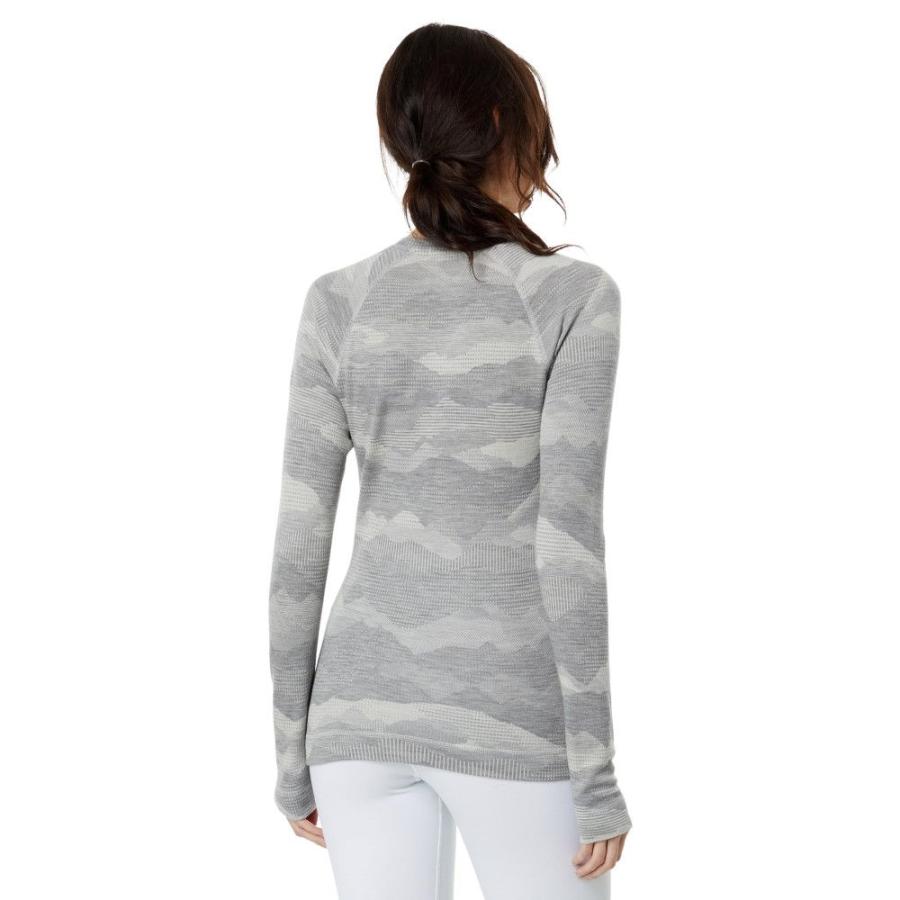 スマートウール (Smartwool) レディース トップス Merino 250 Base Layer Crew (Light Gray Mountain Scape)｜nul-select｜02