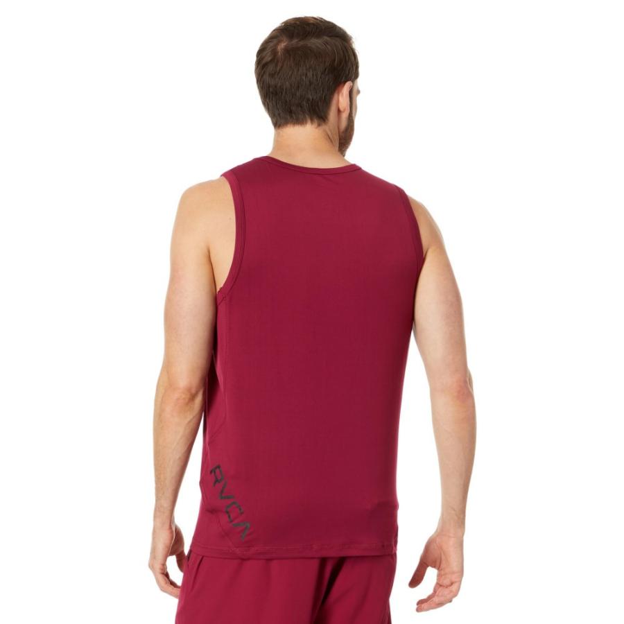 最安値挑戦 ルーカ (RVCA) メンズ タンクトップ トップス Sport Vent Tank (Deep Magenta)