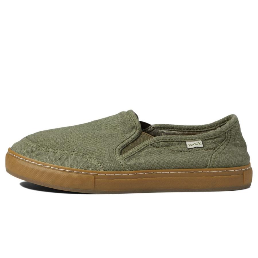 サヌーク (Sanuk) メンズ スニーカー シューズ・靴 Tideline Hemp (Washed Dark Olive)｜nul-select｜04