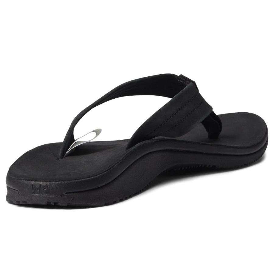 チャコ (Chaco) レディース ビーチサンダル シューズ・靴 Classic Leather Flip (Black)｜nul-select｜05