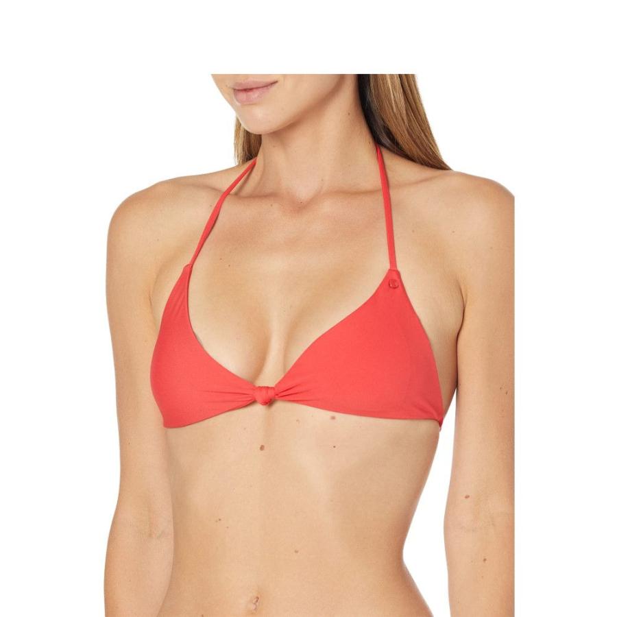 ボルコム (Volcom) レディース トップのみ 水着・ビーチウェア Simply Seamless Tri Bikini Top (True Red)｜nul-select｜03