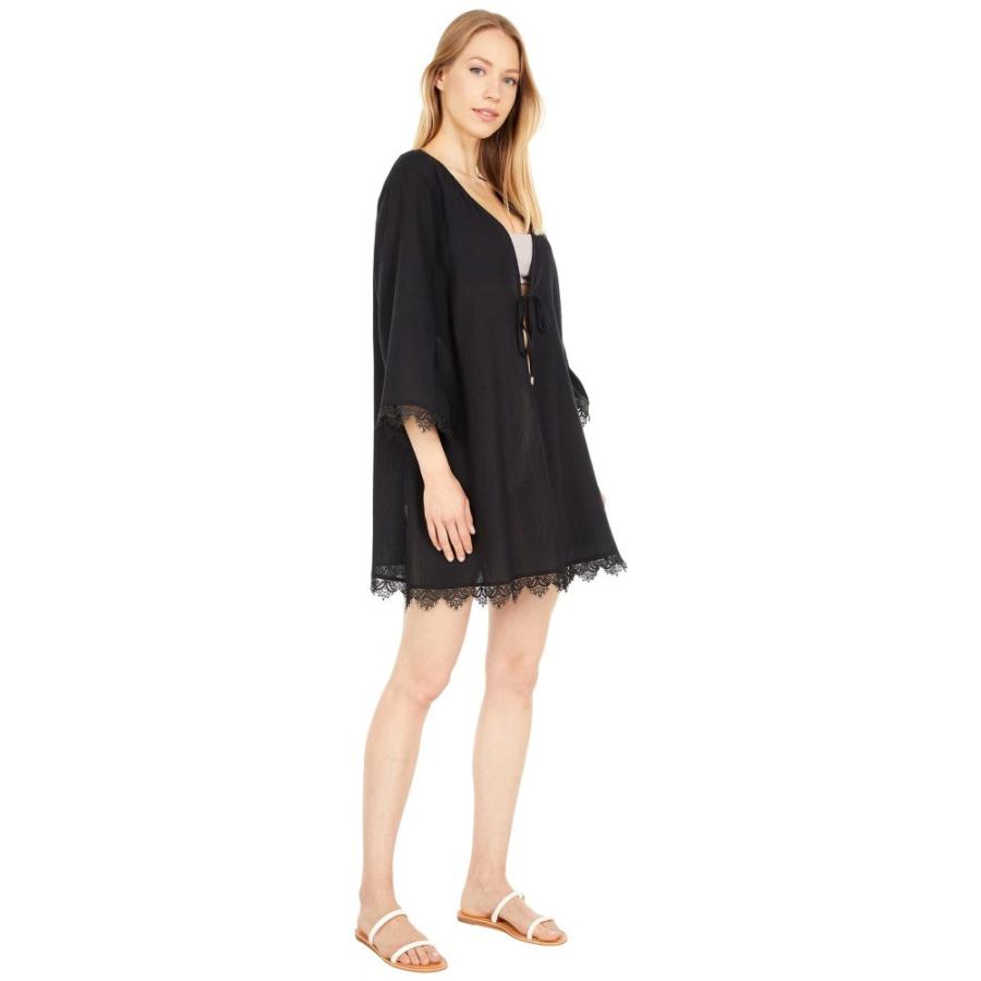 ランドリー (LAUNDRY BY SHELLI SEGAL) レディース ビーチウェア 水着・ビーチウェア On The Edge Mini Kimono Cover-Up (Black)｜nul-select｜04