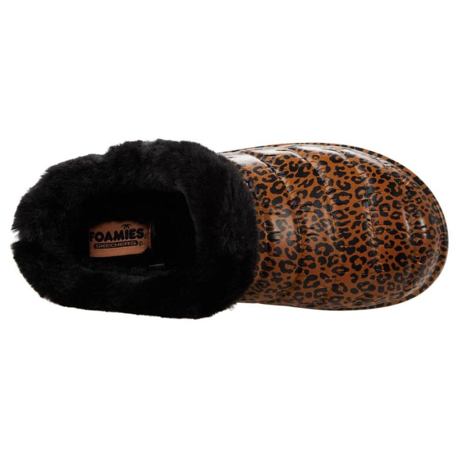 スケッチャーズ (SKECHERS) レディース クロッグ シューズ・靴 Foamies Cozy Camper Leopard Puffer Clog W/ Faux Fur (Black Multi)｜nul-select｜02