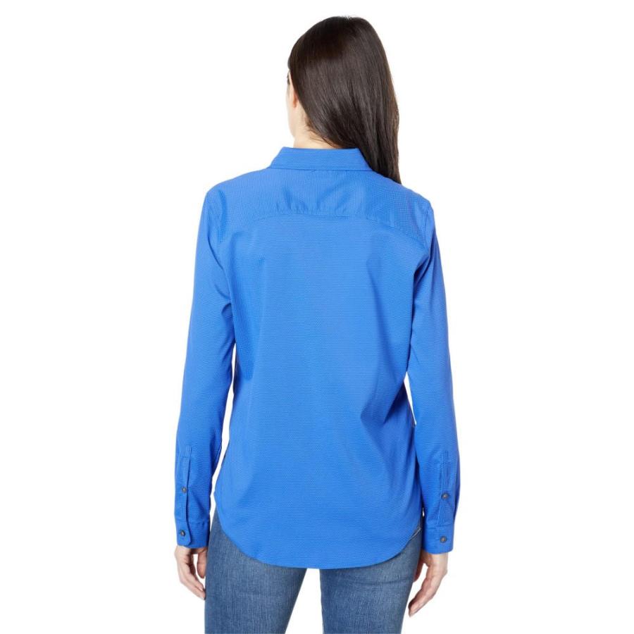 カッター&バック (Cutter & Buck) レディース ブラウス・シャツ トップス Versatech Geo Dobby Stretch Long Sleeve Shirt (French Blue)｜nul-select｜02