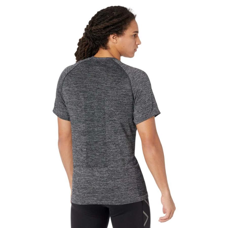 ツータイムズユー (2XU) メンズ Tシャツ トップス Motion Tech Tee (Grey Marle/Grey Marle)｜nul-select｜02