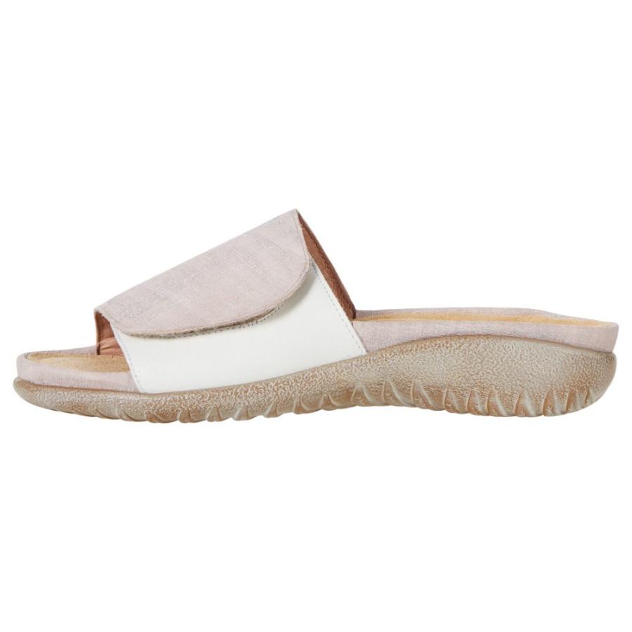 ナオト (Naot) レディース サンダル・ミュール シューズ・靴 Ipo (Pink Linen Leather/Soft White Leather)｜nul-select｜04