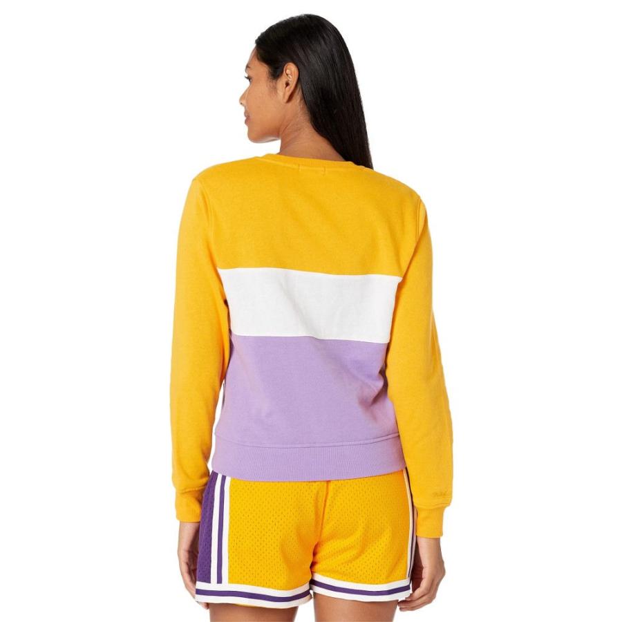 ミッチェル&ネス (Mitchell & Ness) レディース トップス Nba Color-Block Crew 2.0 Lakers (Light Purple)｜nul-select｜02