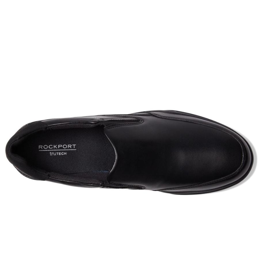 ロックポート (Rockport) メンズ スリッポン・フラット シューズ・靴 Bronson Slip-On (Black Leather)｜nul-select｜02