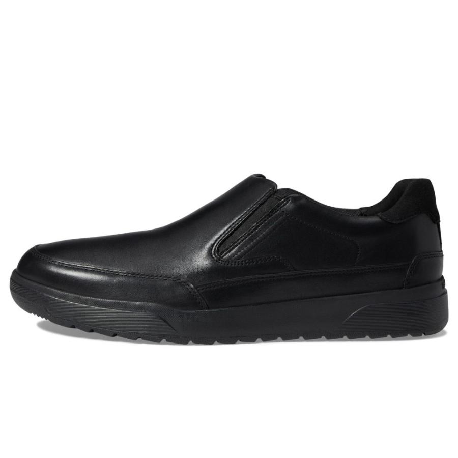 ロックポート (Rockport) メンズ スリッポン・フラット シューズ・靴 Bronson Slip-On (Black Leather)｜nul-select｜04