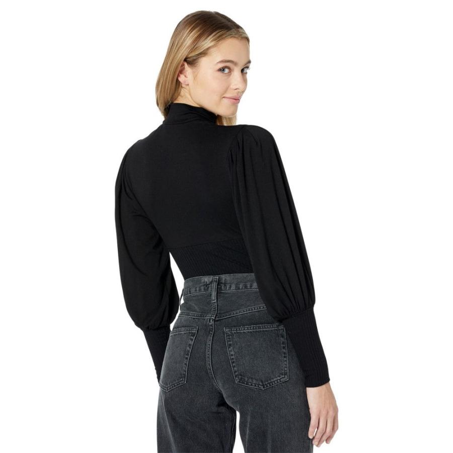 オンリー ハーツ (Only Hearts) レディース ボディースーツ インナー・下着 Eco Rib Poet Sleeve Body (Black)｜nul-select｜02