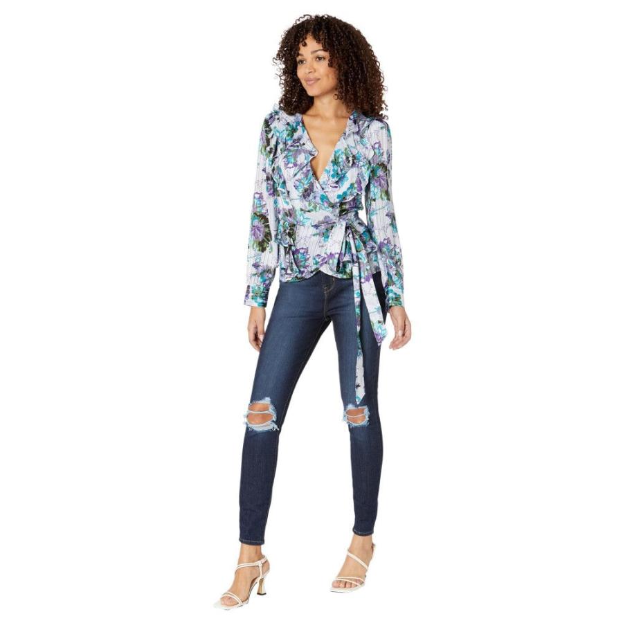 ビーシービージーマックスアズリア (BCBGMAXAZRIA) レディース ブラウス・シャツ トップス Printed Chiffon Wrap Top (Multi)｜nul-select｜04