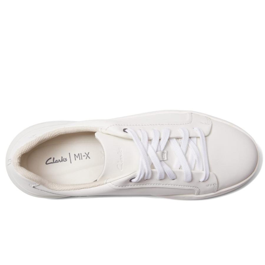 クラークス (Clarks) メンズ スニーカー シューズ・靴 Courtlite Move (White Leather)｜nul-select｜02