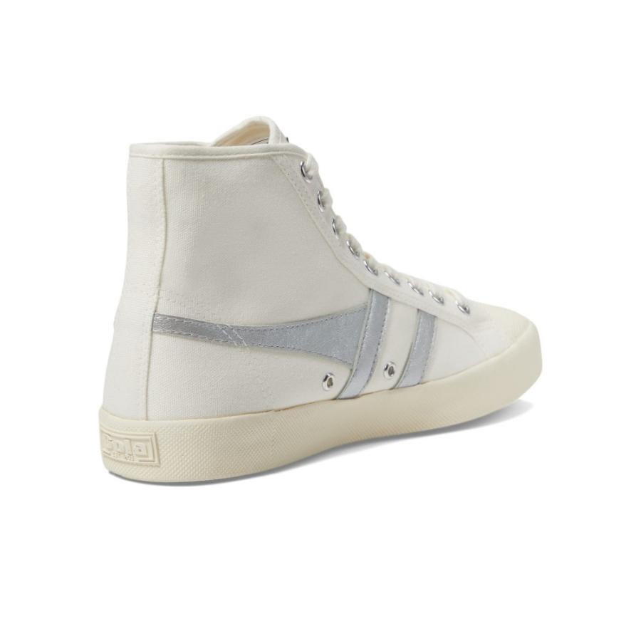 ゴーラ (Gola) レディース スニーカー シューズ・靴 Coaster Flame High (Off White/Silver)｜nul-select｜05