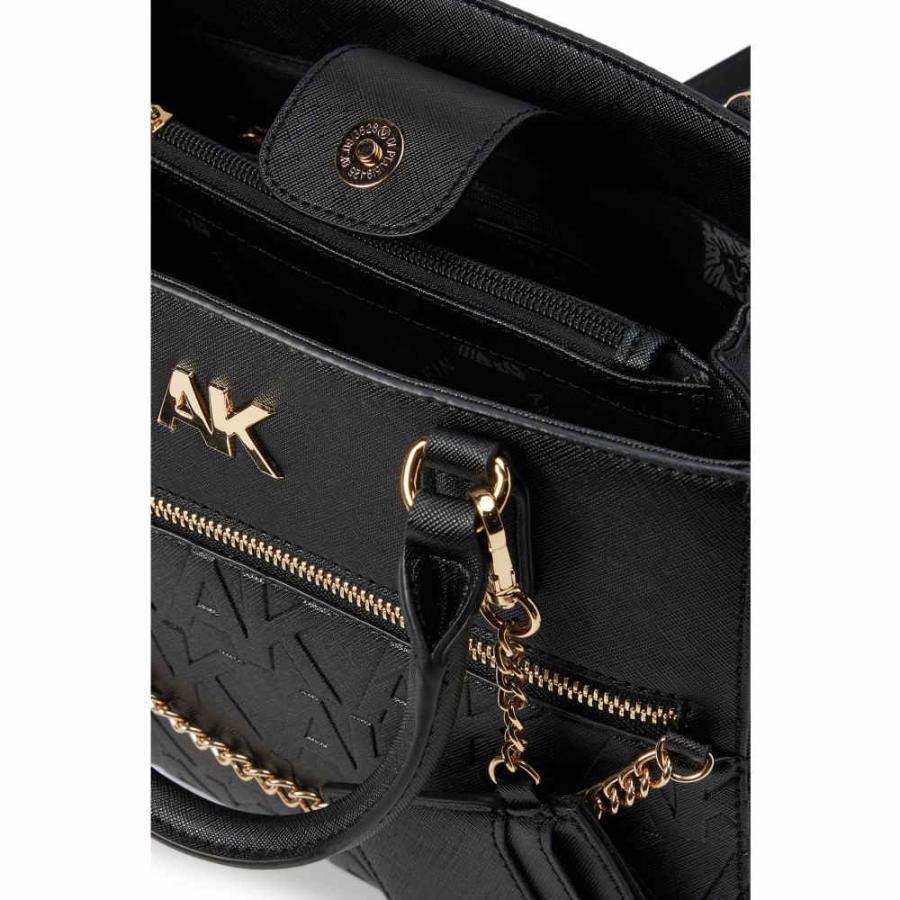 アン クライン (Anne Klein) レディース ハンドバッグ バッグ Embossed Triple Compartment Satchel (Black)｜nul-select｜03