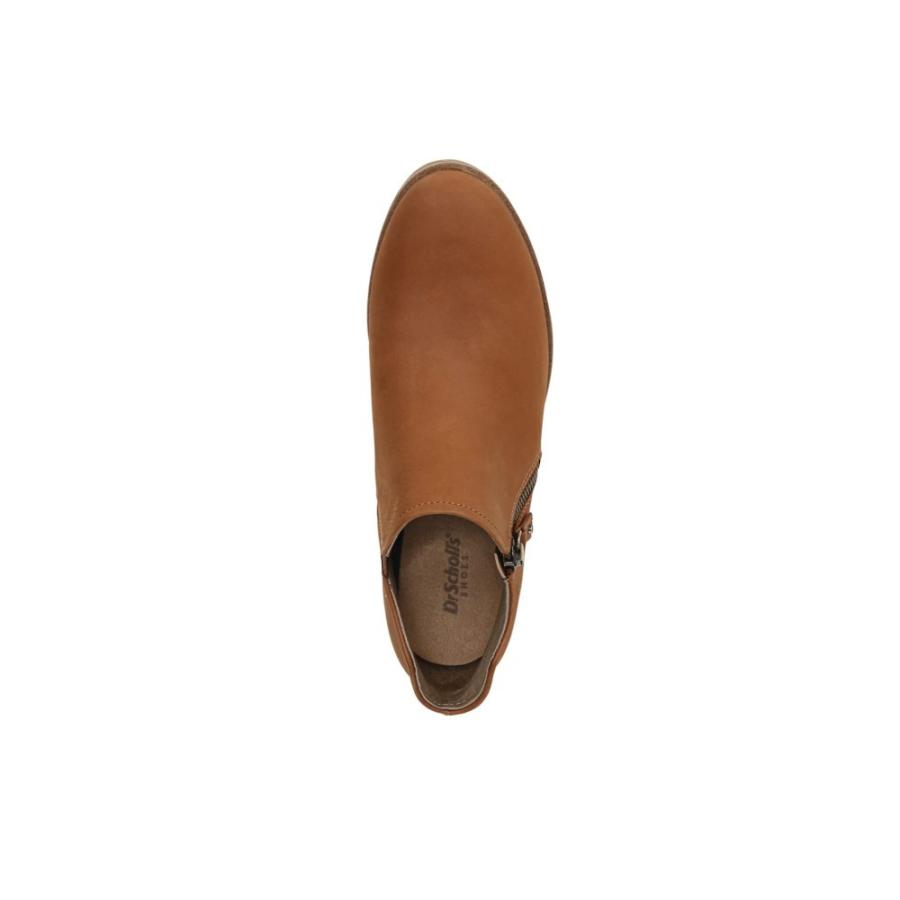 ドクター ショール (Dr. Scholl's) レディース ブーツ シューズ・靴 Avenue Zip (Brown Leather)｜nul-select｜02