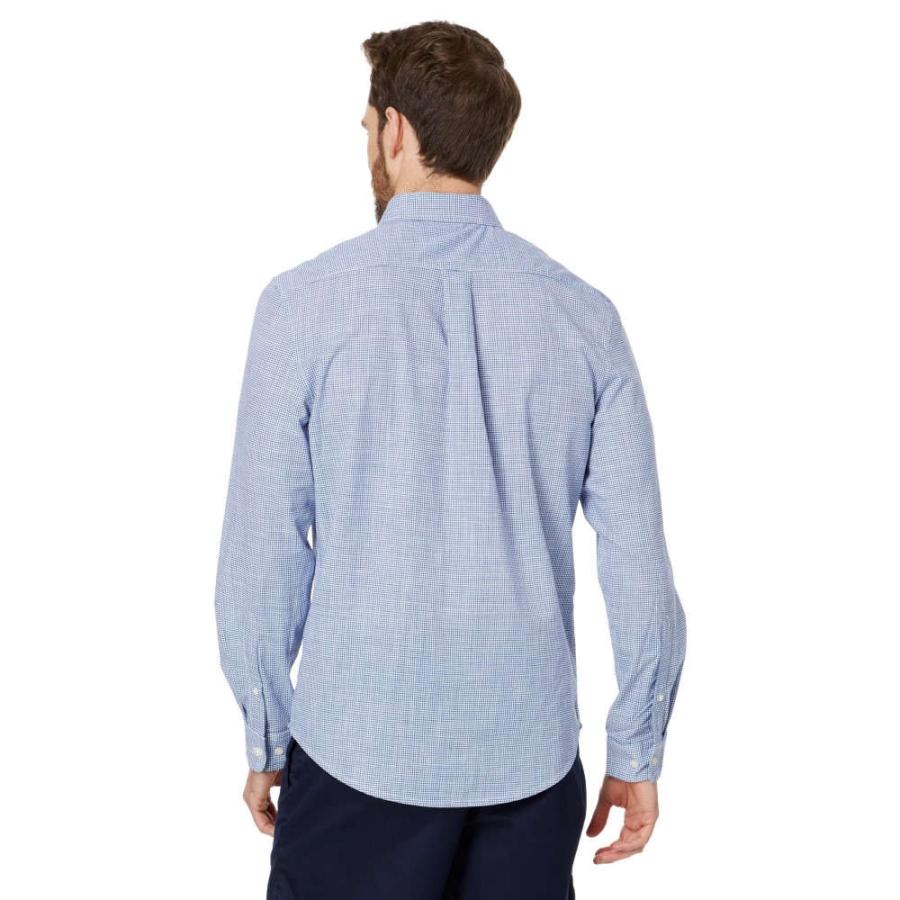ユーエスポロアッスン (U.S. POLO ASSN.) メンズ ジャケット Long Sleeve Classic Fit 1 Pocket Gingham Cotton Stretch Yarn Dye Slub Poplin Woven Shirt｜nul-select｜02