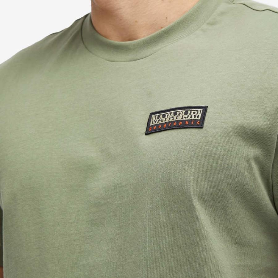 ナパピリ (Napapijri) メンズ Tシャツ トップス Iaato Logo T-Shirt (Green Lichen)｜nul-select｜05