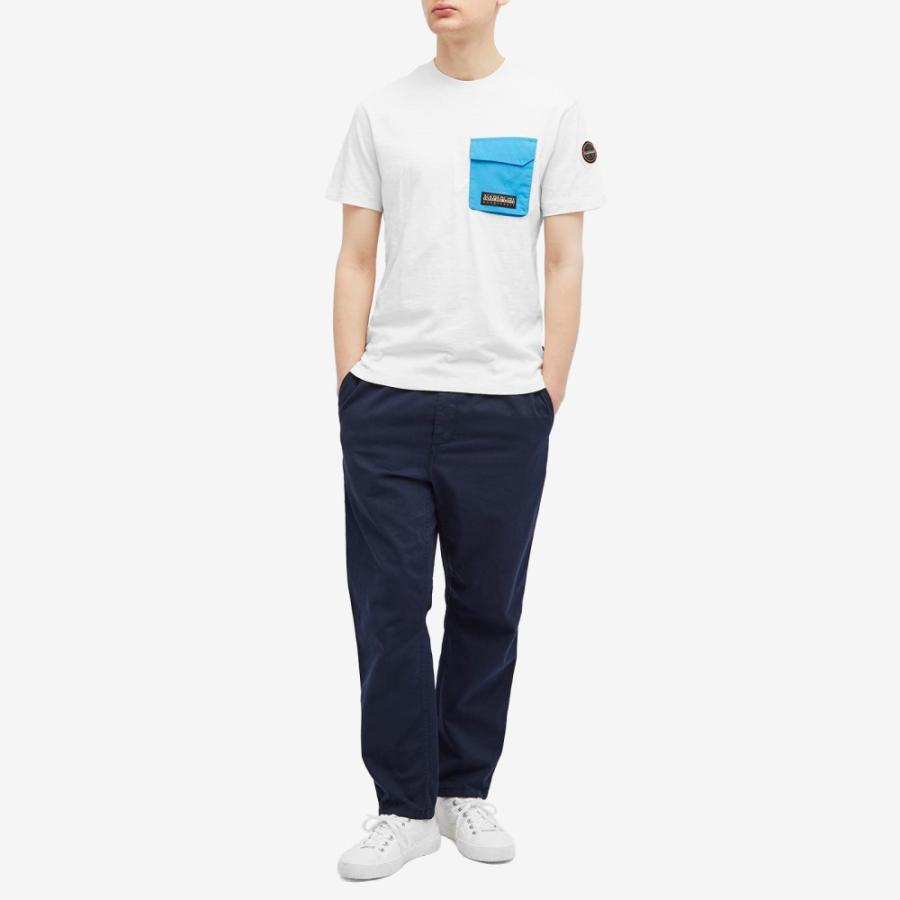ナパピリ (Napapijri) メンズ Tシャツ トップス Pocket T-Shirt (White)｜nul-select｜04