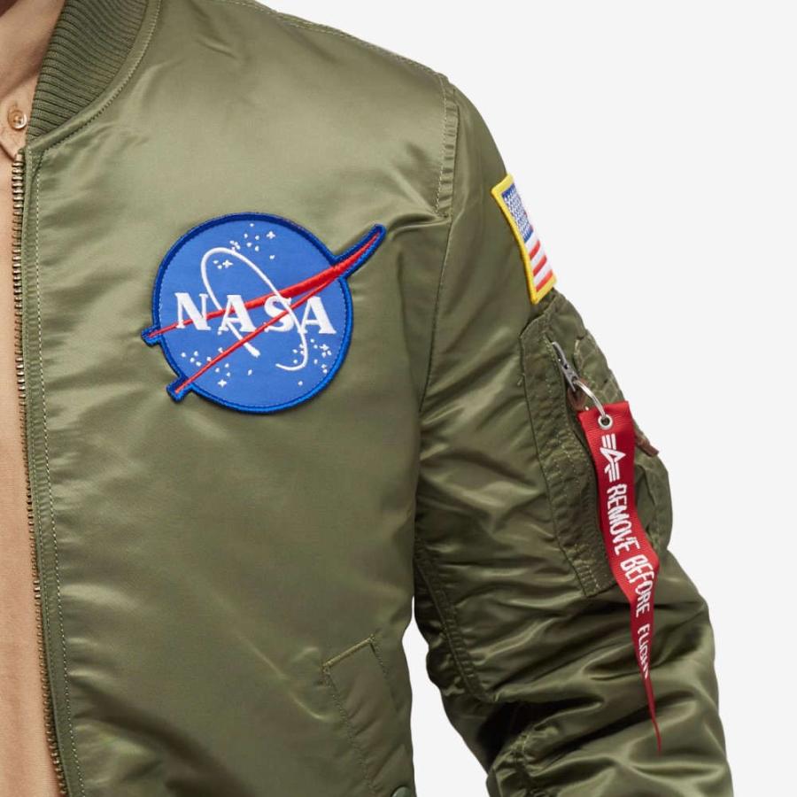 アルファ インダストリーズ (Alpha Industries) メンズ ブルゾン アウター Ma-1 Vf Nasa Jacket (Sage Green)｜nul-select｜05