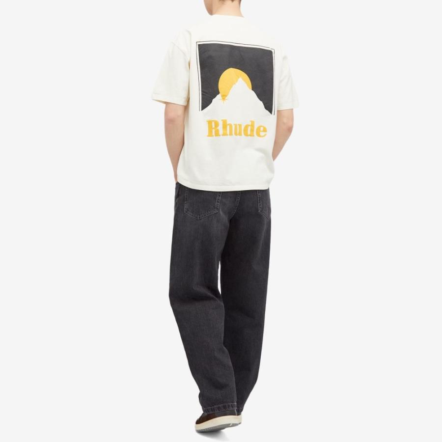 ルード (Rhude) メンズ Tシャツ トップス Moonlight T-Shirt (Vtg White)｜nul-select｜04