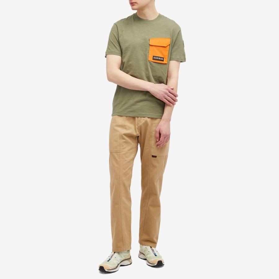 ナパピリ (Napapijri) メンズ Tシャツ トップス Pocket T-Shirt (Olive)｜nul-select｜04