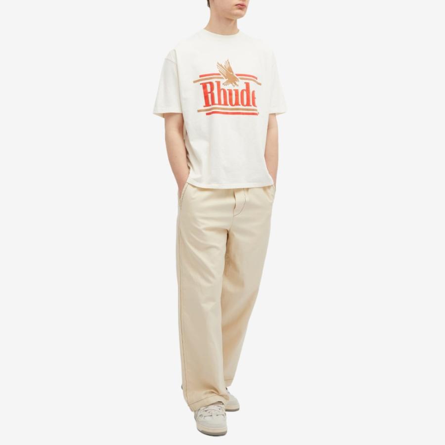 ルード (Rhude) メンズ Tシャツ トップス Rossa T-Shirt (Vtg White)｜nul-select｜04