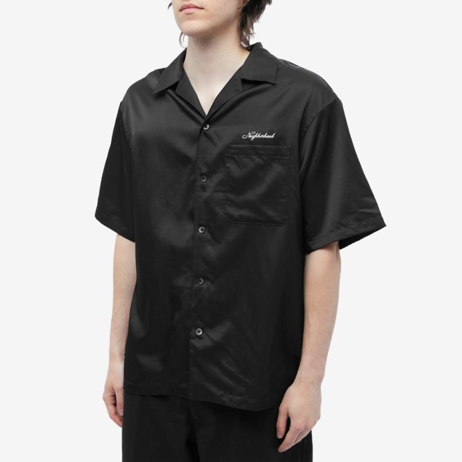 ネイバーフッド (Neighborhood) メンズ 半袖シャツ トップス Signature Hawaiian Shirt (Black)｜nul-select｜02