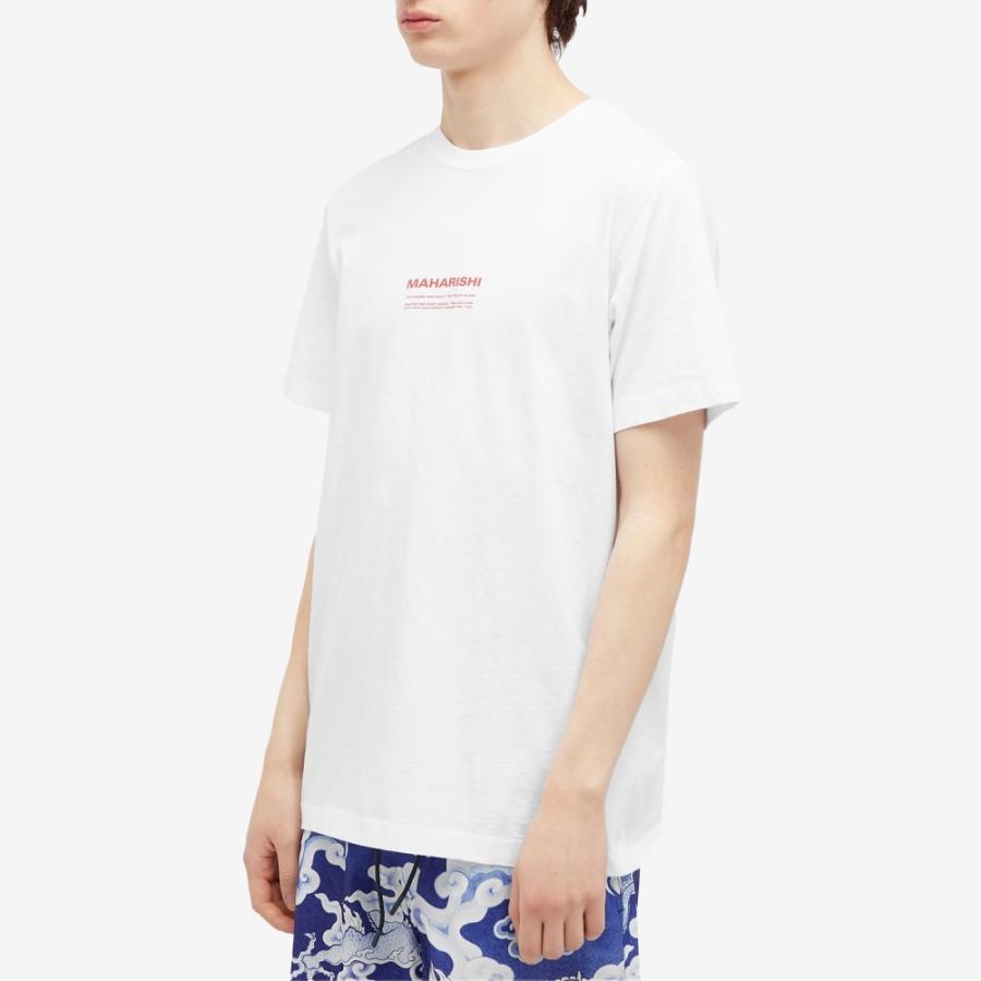 マハリシ (Maharishi) メンズ Tシャツ トップス 30Th Anniversary Aum T-Shirt (White)｜nul-select｜02