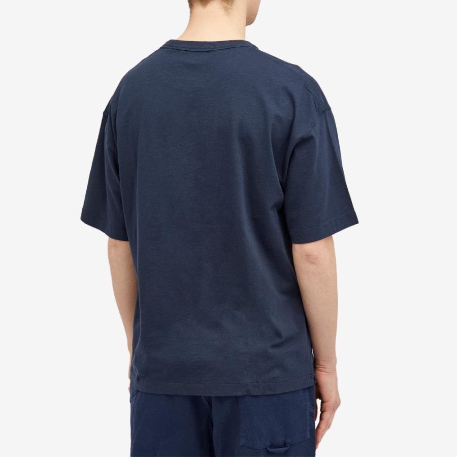 ワイエムシー (YMC) メンズ Tシャツ トップス Triple T-Shirt (Navy)｜nul-select｜03