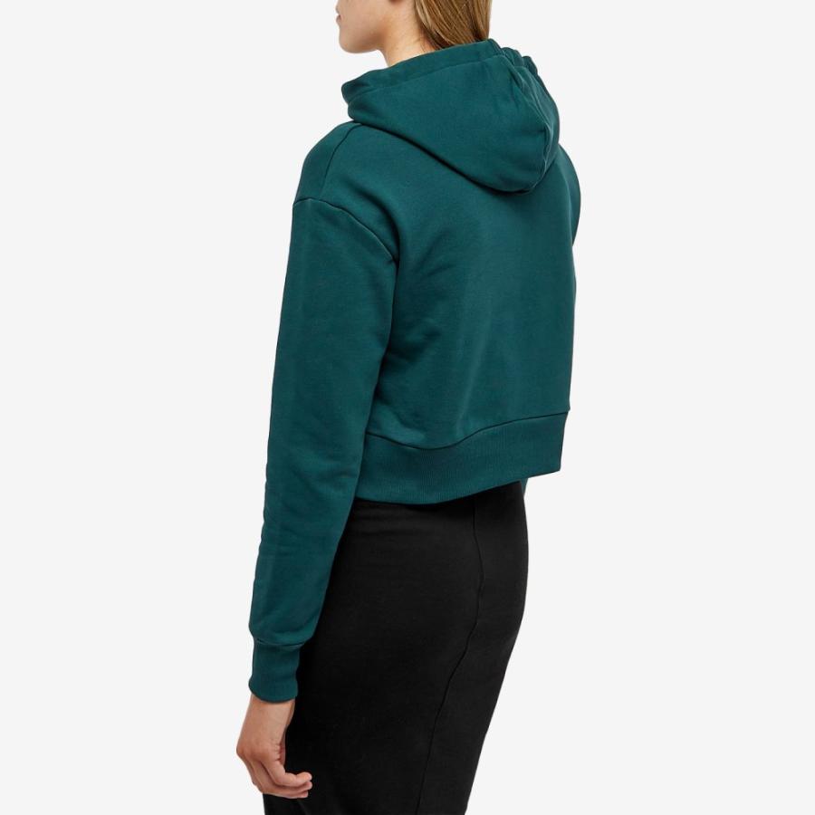 バルマン (Balmain) レディース パーカー トップス Flock Logo Crop 