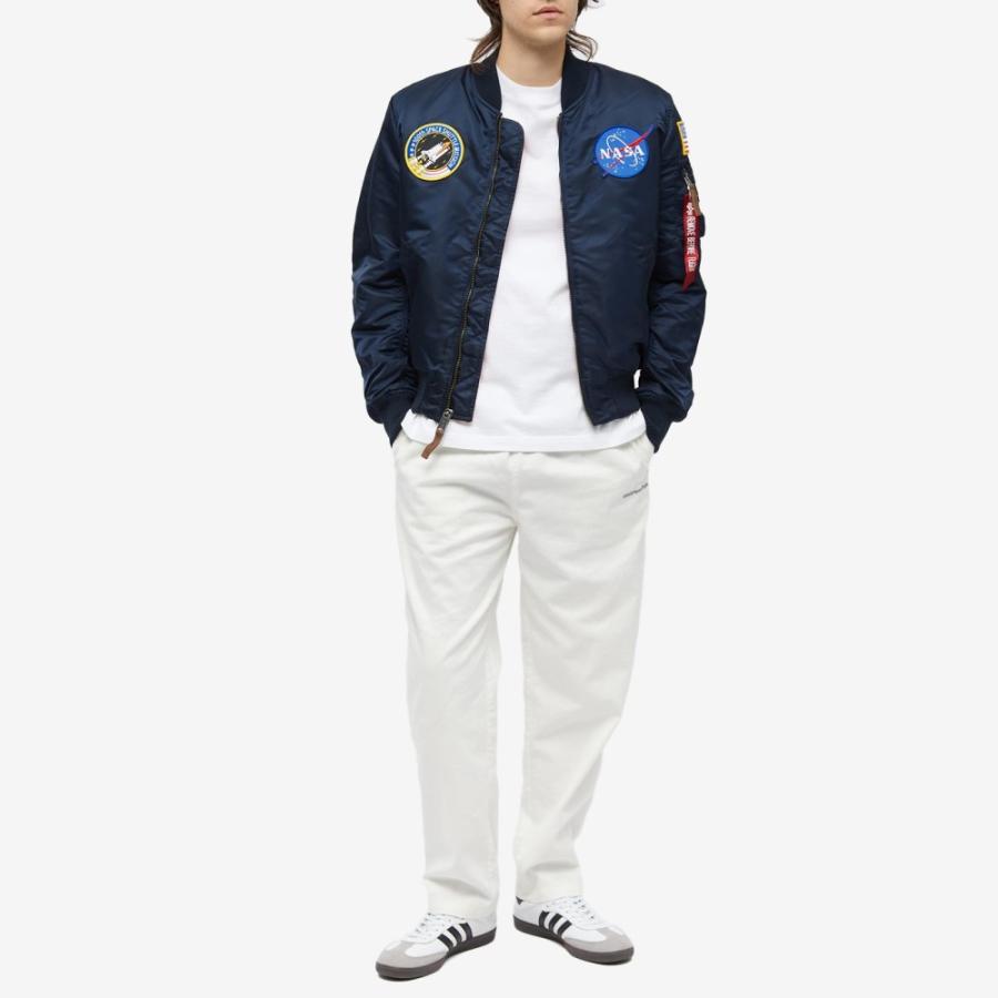 アルファ インダストリーズ (Alpha Industries) メンズ ブルゾン アウター Ma-1 Vf Nasa Jacket (Replica Blue)｜nul-select｜04