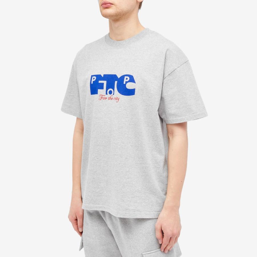 ポップトレーディングカンパニー (Pop Trading Company) メンズ Tシャツ トップス X Ftc Logo Tee (Heather Grey)｜nul-select｜02