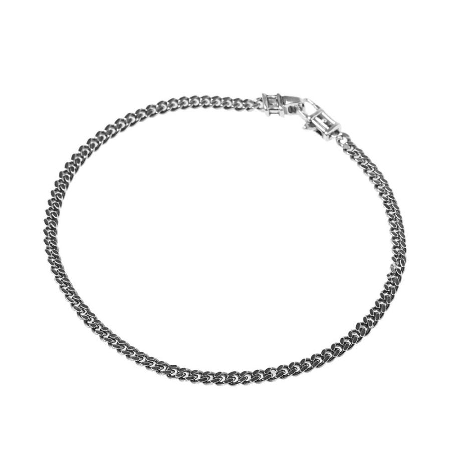 トムウッド (Tom Wood) メンズ ブレスレット ジュエリー・アクセサリー 7'7" Curb Bracelet L (Silver)｜nul-select｜02