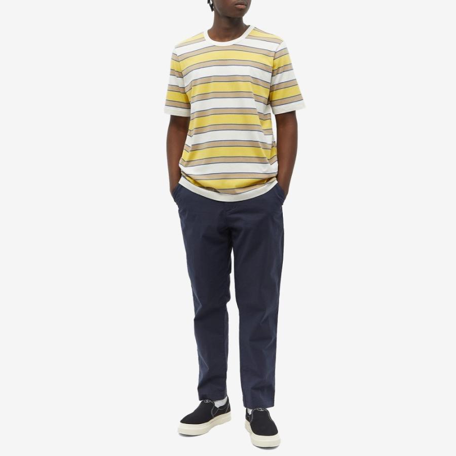 フォーク (Folk) メンズ Tシャツ トップス Bold Stripe T-Shirt (Lemon)｜nul-select｜04