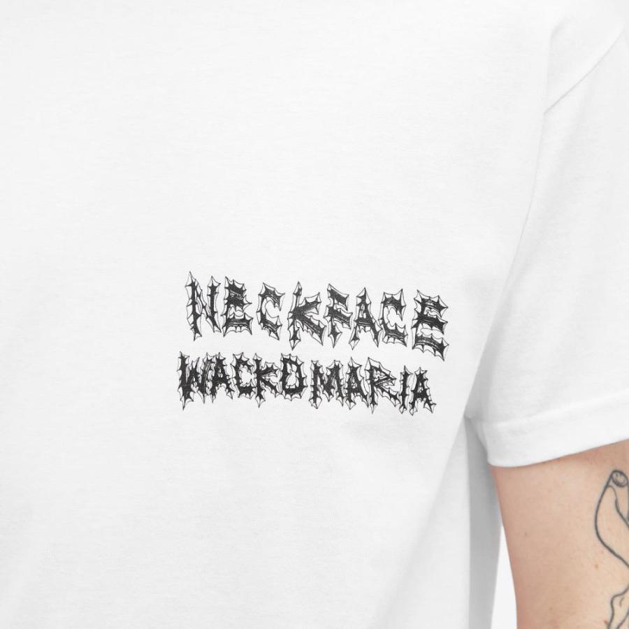 ワコマリア (Wacko Maria) メンズ Tシャツ トップス X Neckface Type 3 T-Shirt (White)｜nul-select｜05