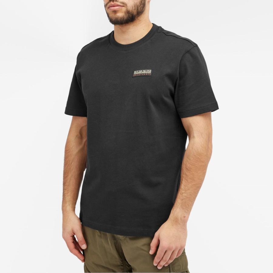 ナパピリ (Napapijri) メンズ Tシャツ トップス Iaato Logo T-Shirt (Black)｜nul-select｜02
