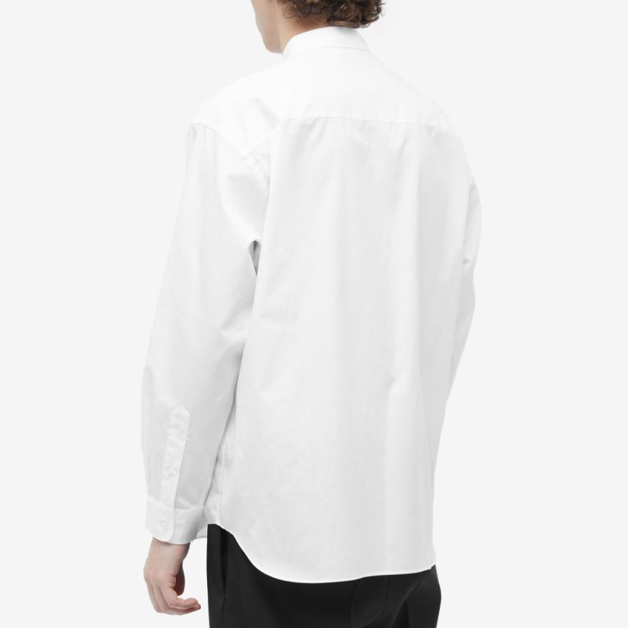 今季一番 コム デ ギャルソン (Comme Des Garcons Homme) メンズ シャツ トップス Emroidered Logo Shirt (White)