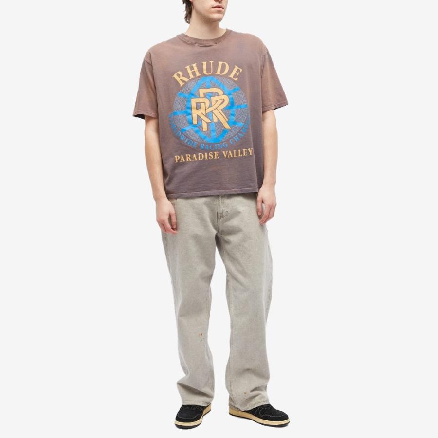 ルード (Rhude) メンズ Tシャツ トップス Paradise Valley T-Shirt (Vintage/Grey)｜nul-select｜04