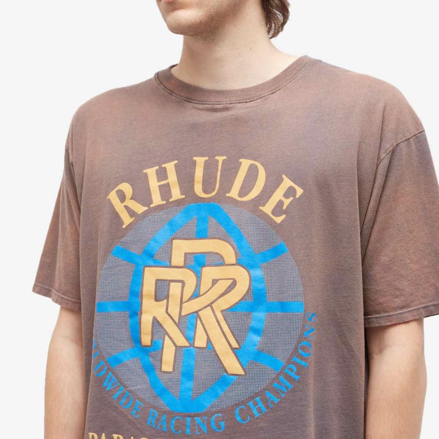 ルード (Rhude) メンズ Tシャツ トップス Paradise Valley T-Shirt (Vintage/Grey)｜nul-select｜05