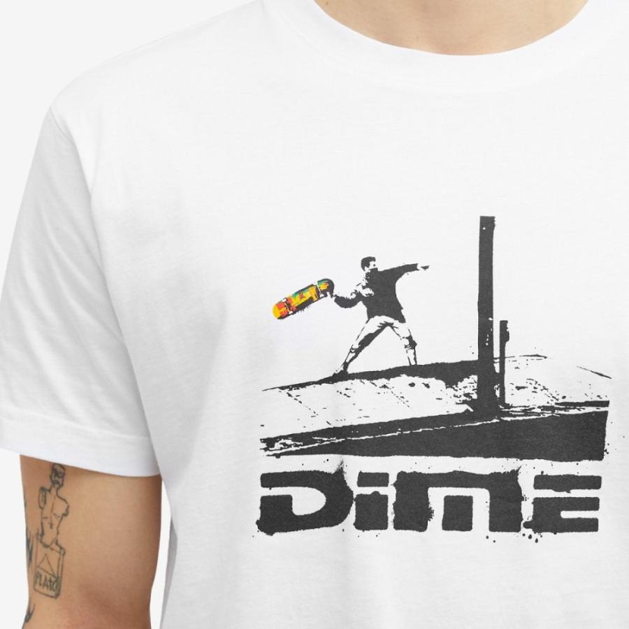 ダイム (Dime) メンズ Tシャツ トップス Banky T-Shirt (White)｜nul-select｜04