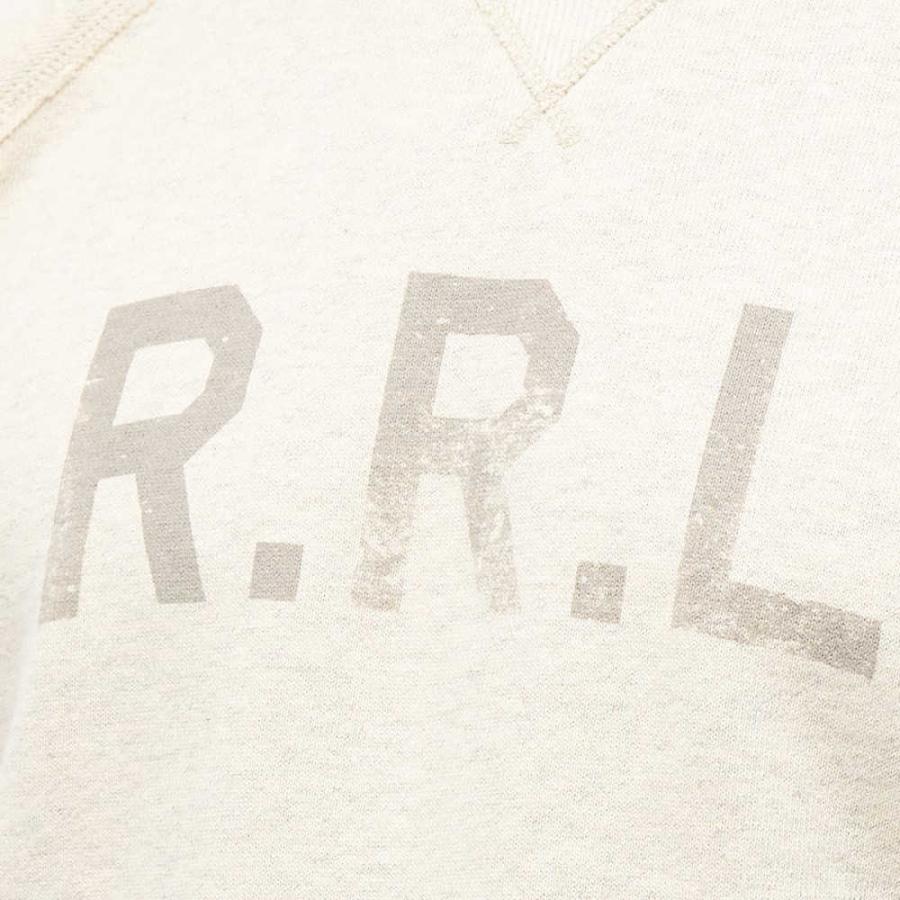 ダブルアールエル (RRL) メンズ スウェット・トレーナー トップス Graphic Logo Crew Sweat (Oatmeal Heather)｜nul-select｜05