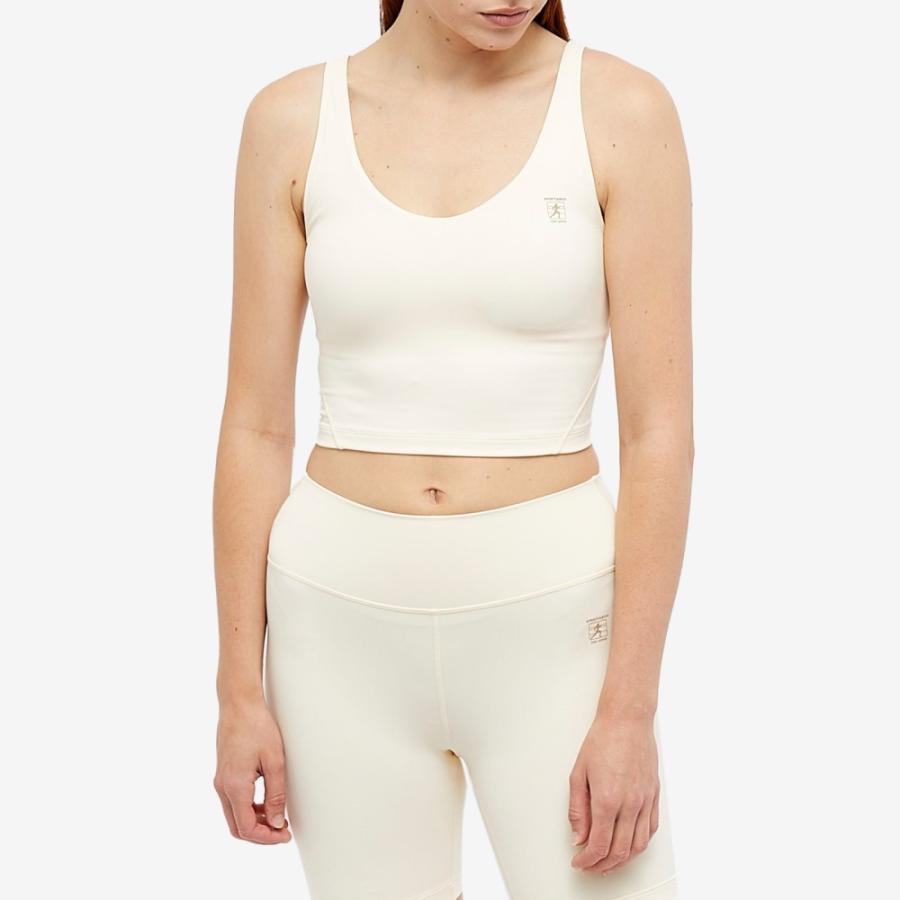 スポーティ アンド リッチ (Sporty & Rich) レディース スポーツブラ インナー・下着 Runner Sports Bra (Cream/Black)｜nul-select｜02