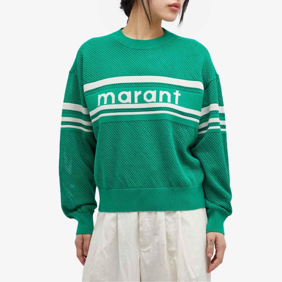 イザベル マラン (Isabel Marant Etoile) レディース ニット・セーター トップス Arwen Logo Knit (Emerald)｜nul-select｜02