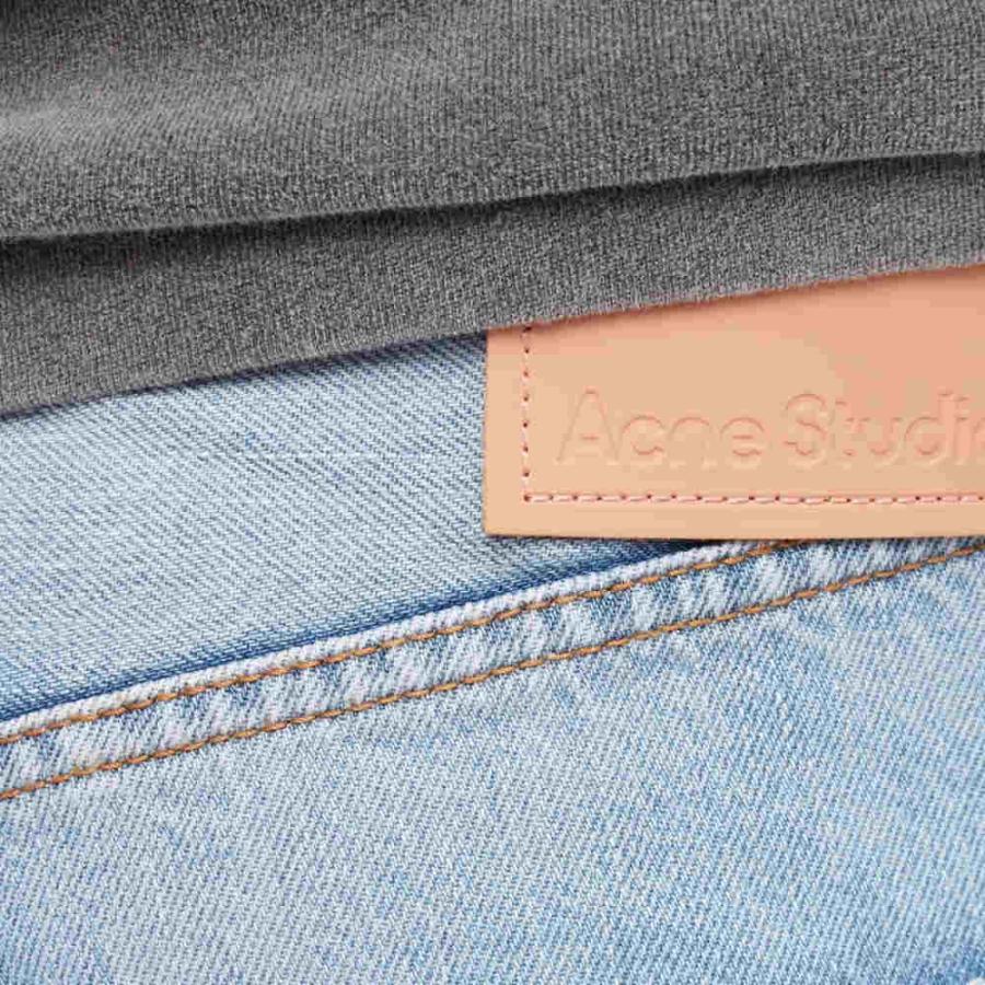 アクネ ストゥディオズ (Acne Studios) メンズ ジーンズ・デニム ボトムス・パンツ 2003 Straight Jeans (Light Blue Vintage)｜nul-select｜05