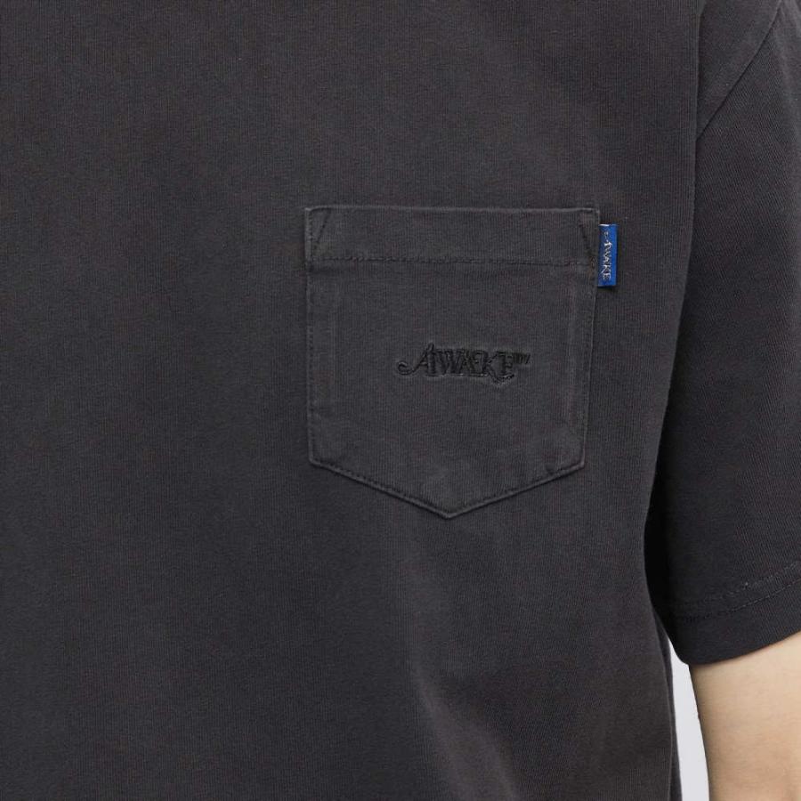 アウェイク (Awake NY) メンズ Tシャツ トップス Classic Logo Pocket T-Shirt (Black)｜nul-select｜05