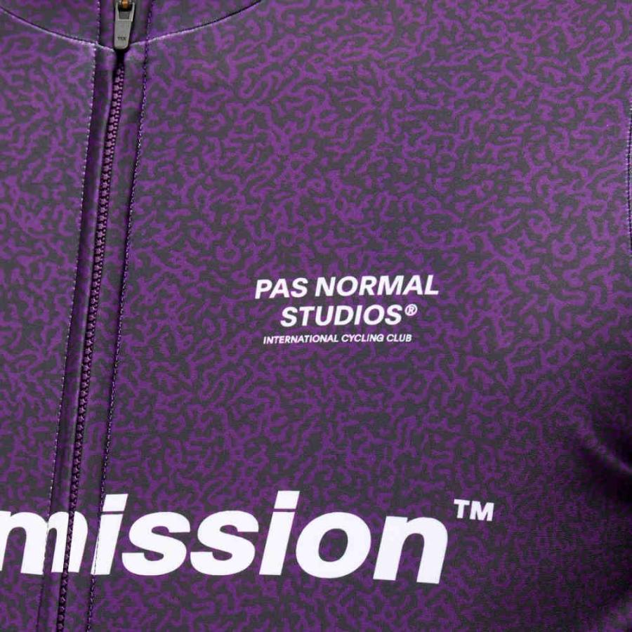 パス ノーマル スタジオ (Pas Normal Studios) メンズ トップス T.K.O Short Sleeve Jersey (Dark Purple Transmission)｜nul-select｜05